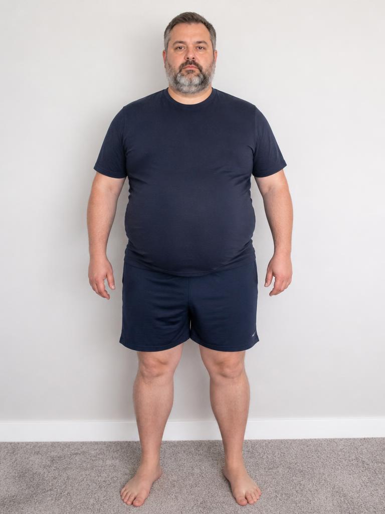 Client before starting transformation coaching